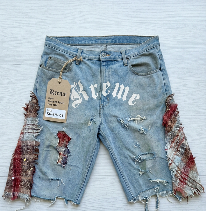 Kreme Campfire Flannel Jorts